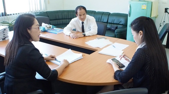 Interview with officials of the Chiang Mai Work Permit Office
