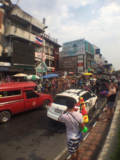 Songkran water festival Chiang Mai