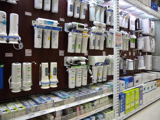 Various popular water filtration systems for sale in Thailand