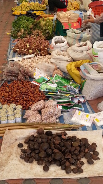 Local mountain and Shan market in Chiang Mai