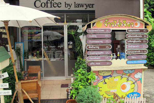 Coffee by lawyer