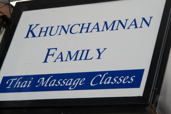 Khunchamnan Family Thai Massage Classes