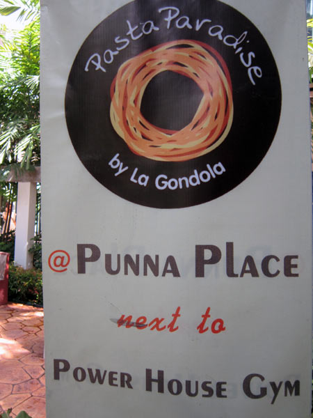 Pasta Paradise by La Gondola @Punna Place Nimman Soi 6