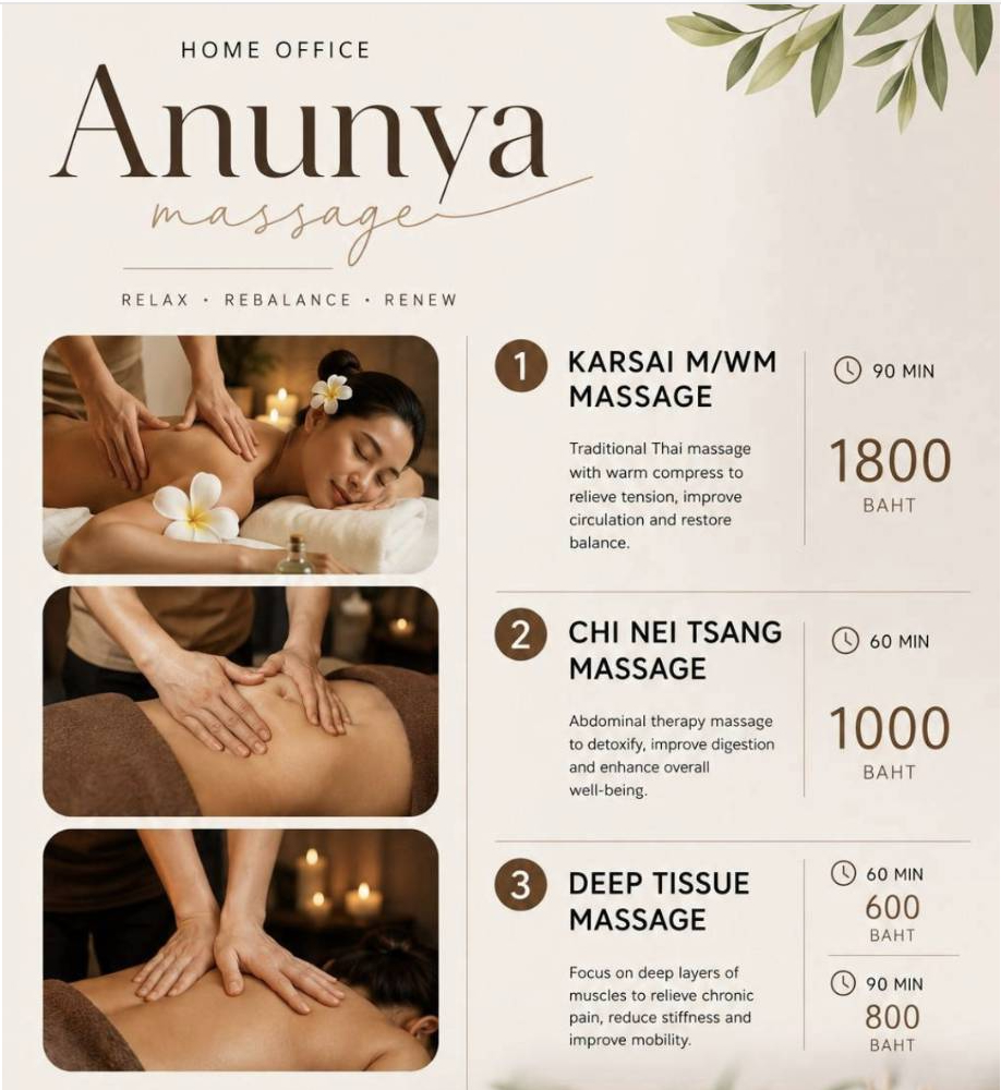 Anunya massage Chiang Mai Anunya massage Chiang Mai