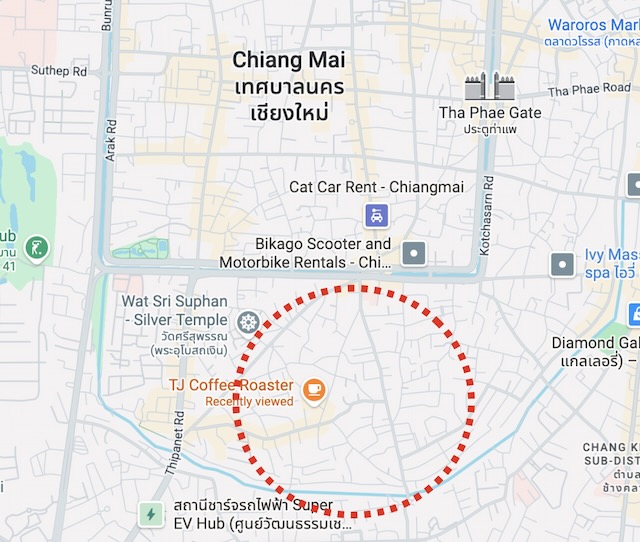 Busaba Erotic Massage Chiang Mai Location
