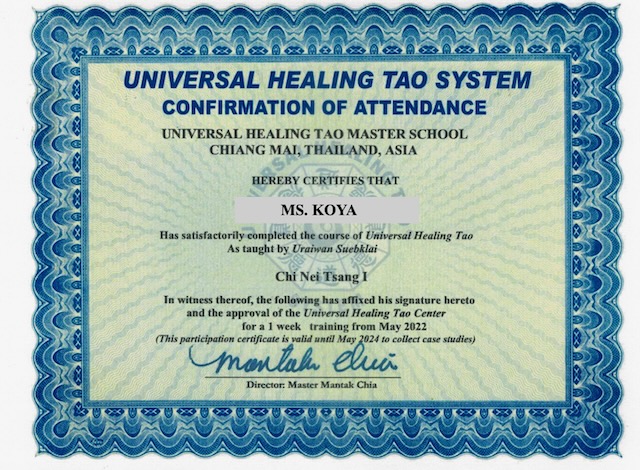 Chi Nei Tsang in Chiang Mai by Ms Koya certified practitioner