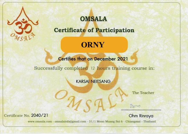 Karsai massage with Orny at Daisuki by Lolita Massage Chiang Mai