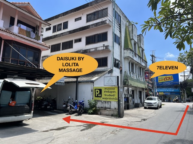 Route description to Daisuki by Lolita Massage Chiang Mai