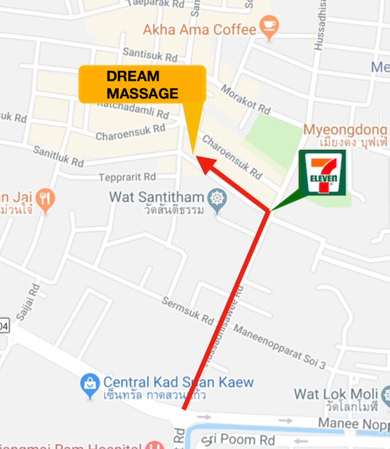 Icon map to Dream Massage Chiang Mai