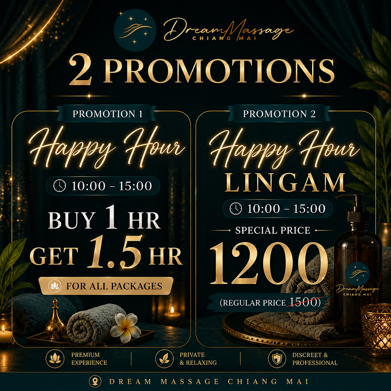 Happy Hour Promotion Dream Massage