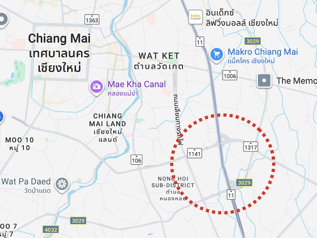 Happy68 Massage Chiang Mai happy ending massages location map