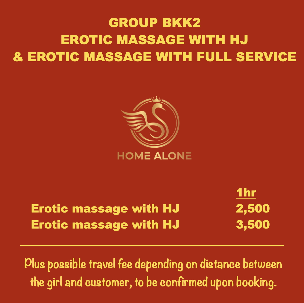 Home Alone Outcall Massage Bangkok menu Home Alone Outcall Massage Bangkok menu