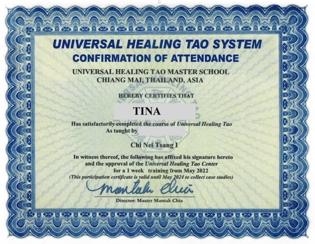Chi Nei Tsang in Chiang Mai by Ms Tina certified practitioner