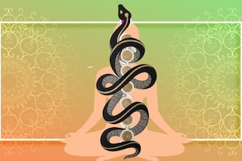 Kundalini energy in Tantra massage rising