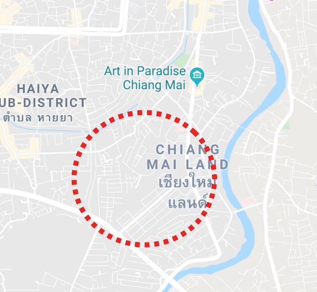 Maya Massage Chiang Mai map