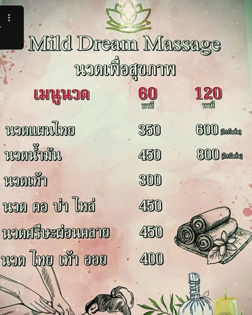 Mild Dream erotic massage Chiang Mai