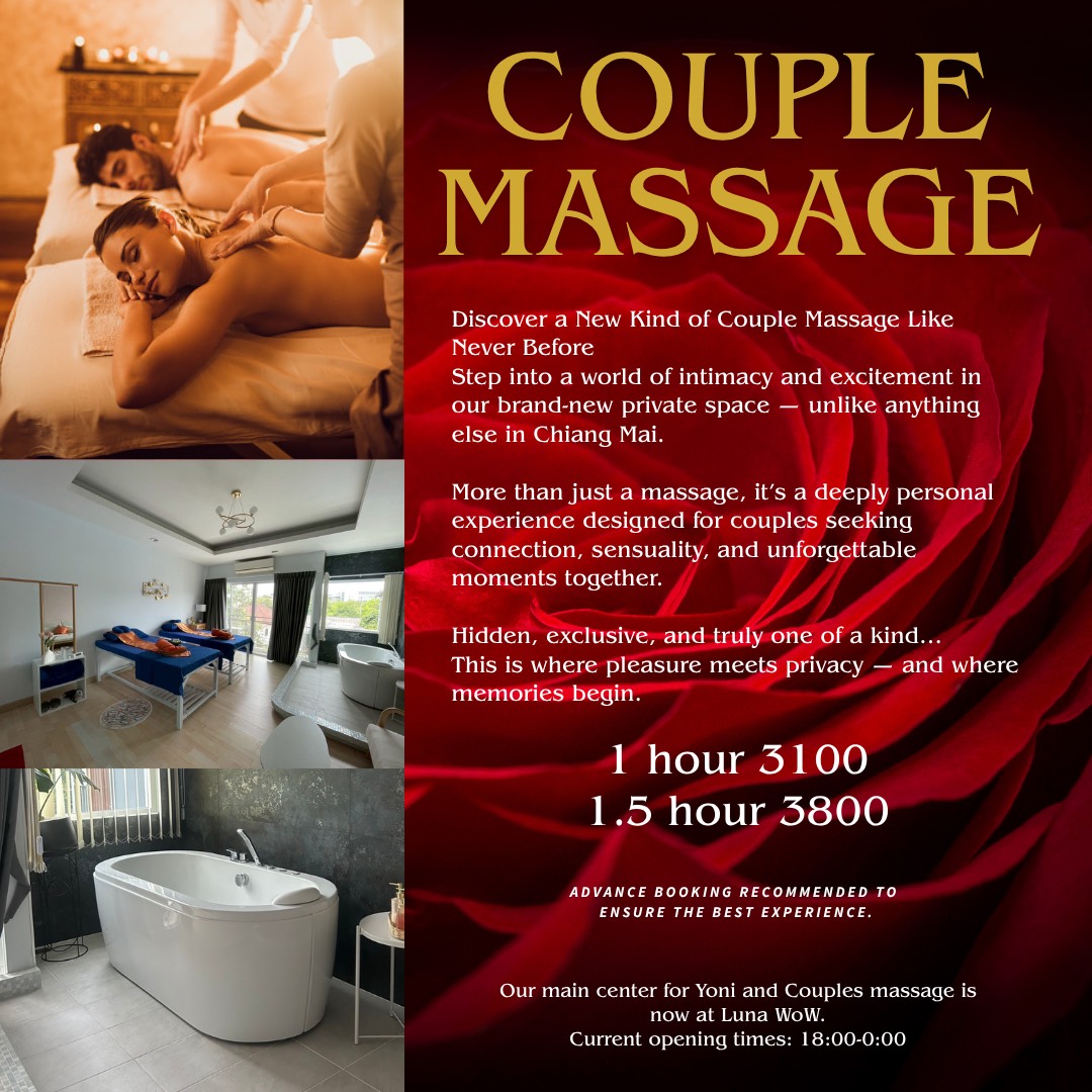 Senz Diva Massage Chiang Mai exciting menu