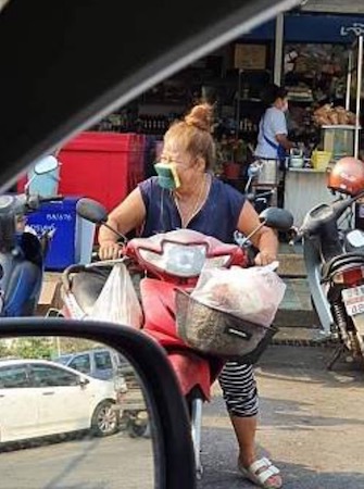 Thai style face masks are of varying quality