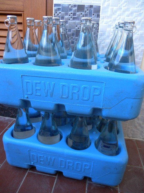 Dewdrop water recycling crates